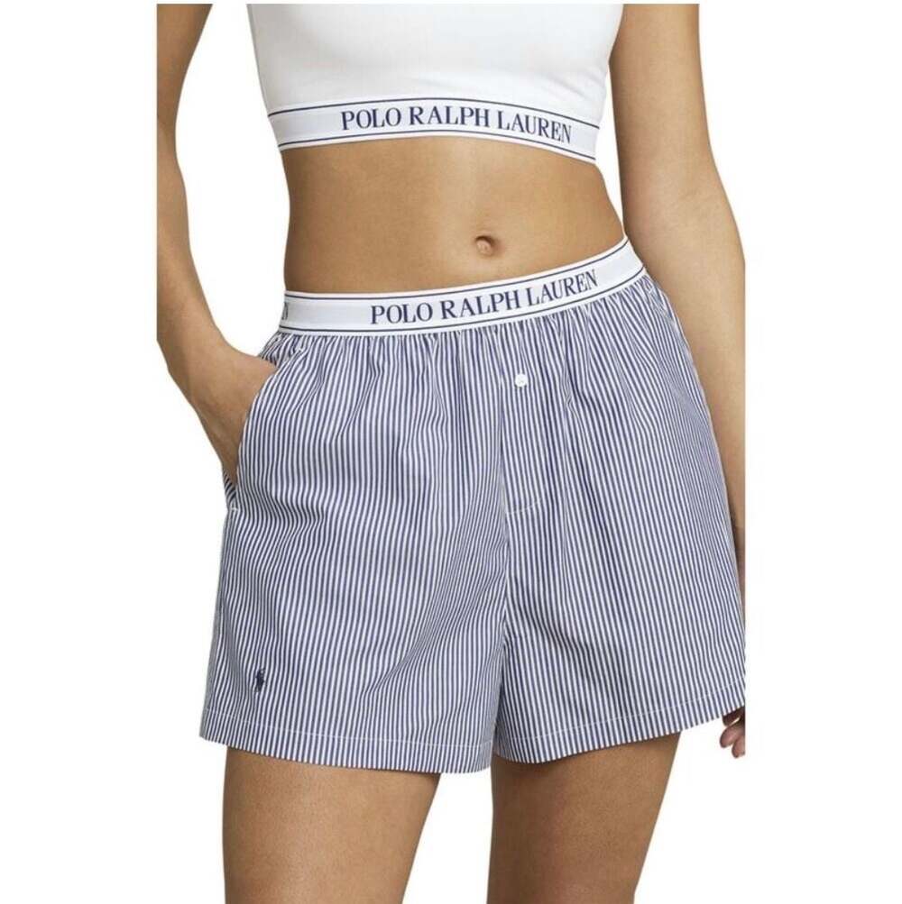 Polo Ralph Lauren Striped Cotton Boxer Pajama Shorts